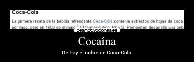 Cocaína -