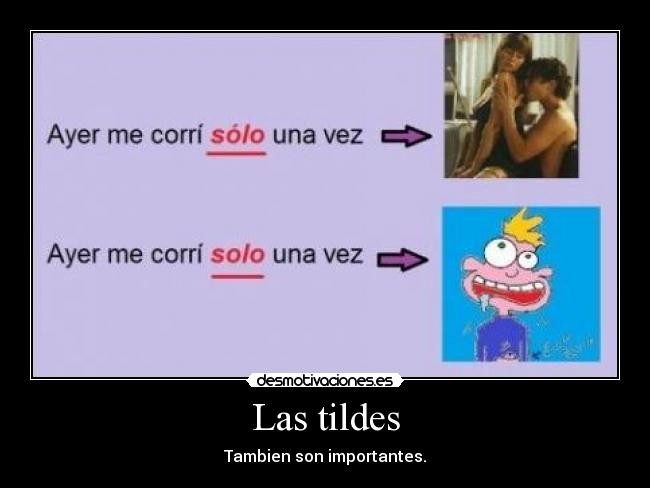 Las tildes - 