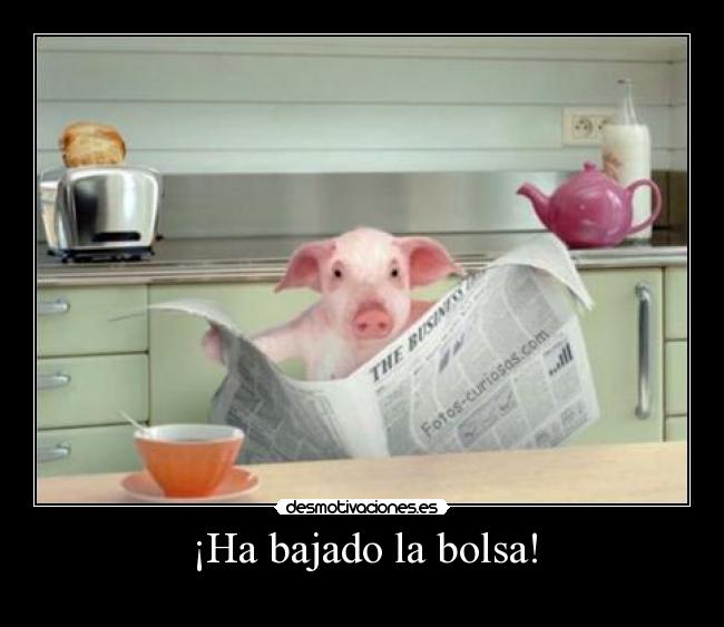 ¡Ha bajado la bolsa! - 