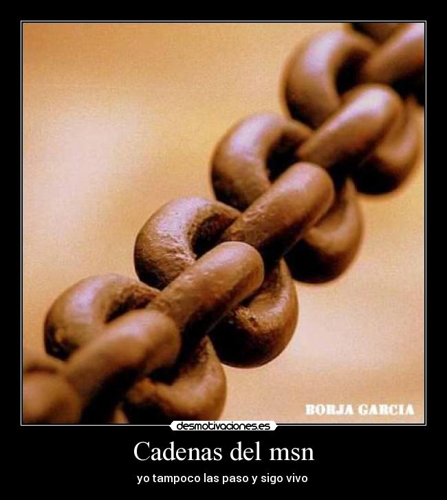 Cadenas del msn - 