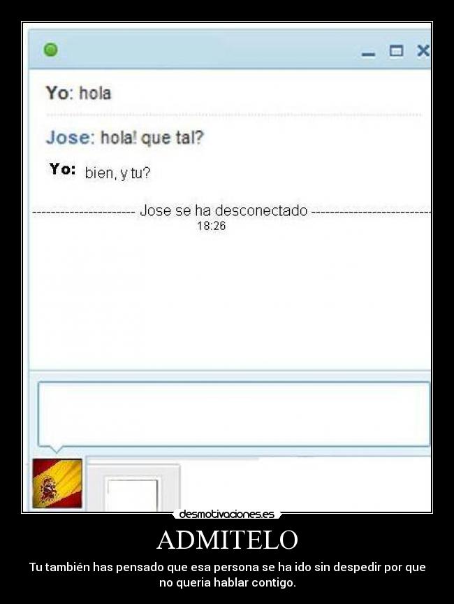 carteles tuenti chat admitelo desmotivaciones