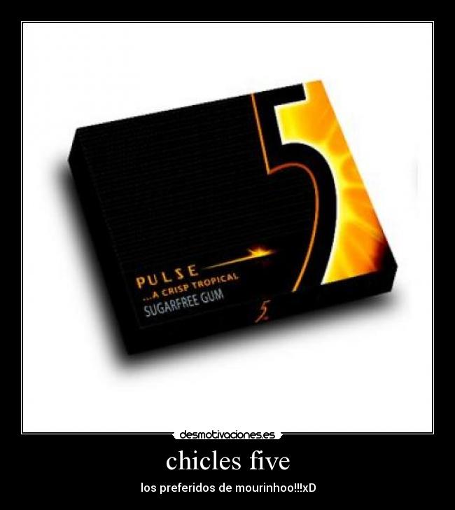 chicles five -