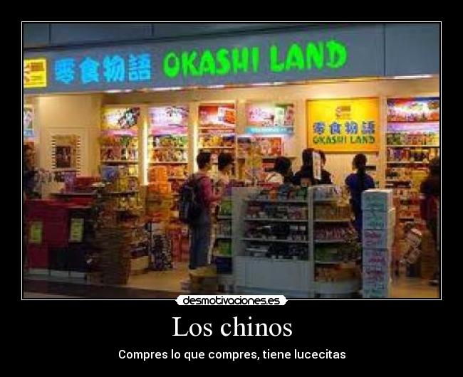 Los chinos - Compres lo que compres, tiene lucecitas
