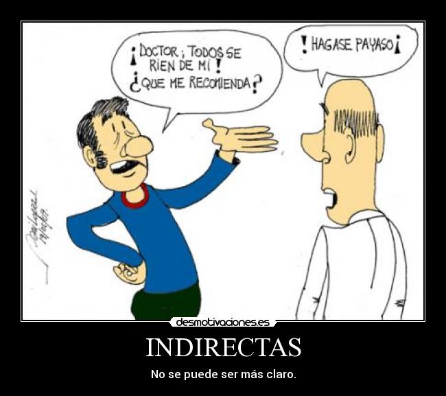 INDIRECTAS -