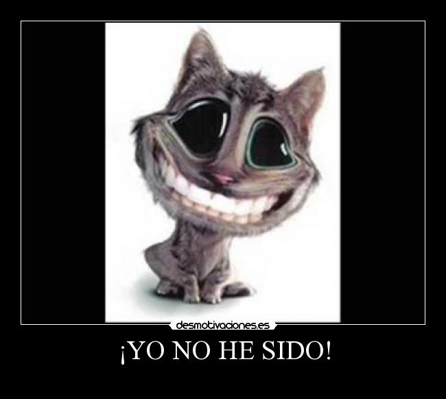 ¡YO NO HE SIDO! - 