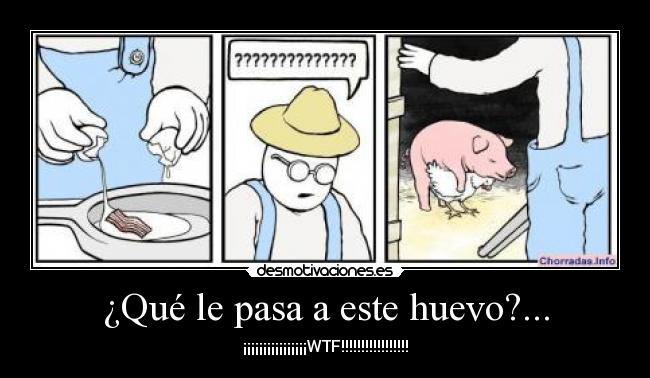 ¿Qué le pasa a este huevo?... - ¡¡¡¡¡¡¡¡¡¡¡¡¡¡¡¡WTF!!!!!!!!!!!!!!!!!