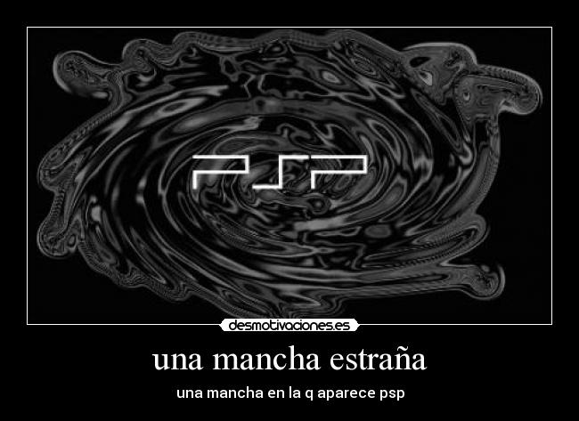 una mancha estraña - 