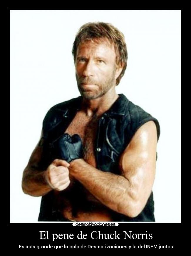 El pene de Chuck Norris -