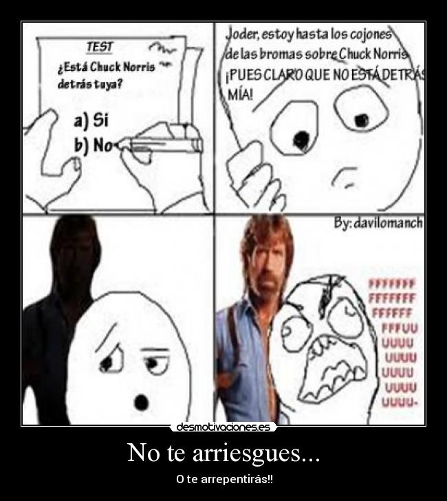 No te arriesgues... - O te arrepentirás!!