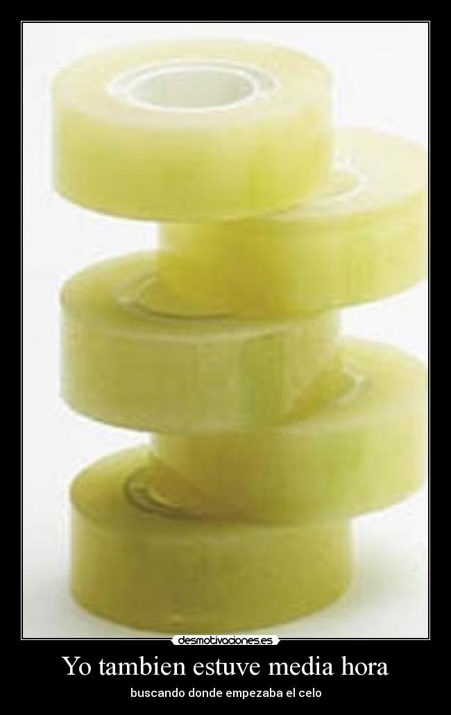 Yo tambien estuve media hora - buscando donde empezaba el celo