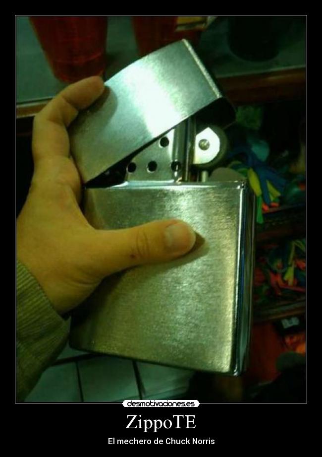 ZippoTE - El mechero de Chuck Norris
