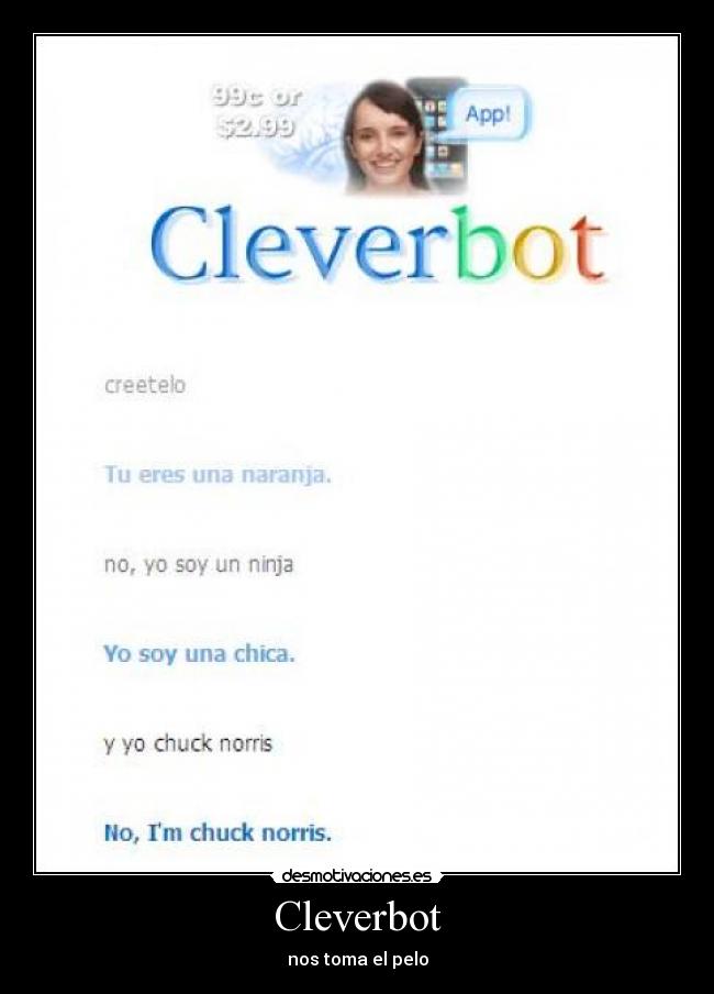 Cleverbot - nos toma el pelo
