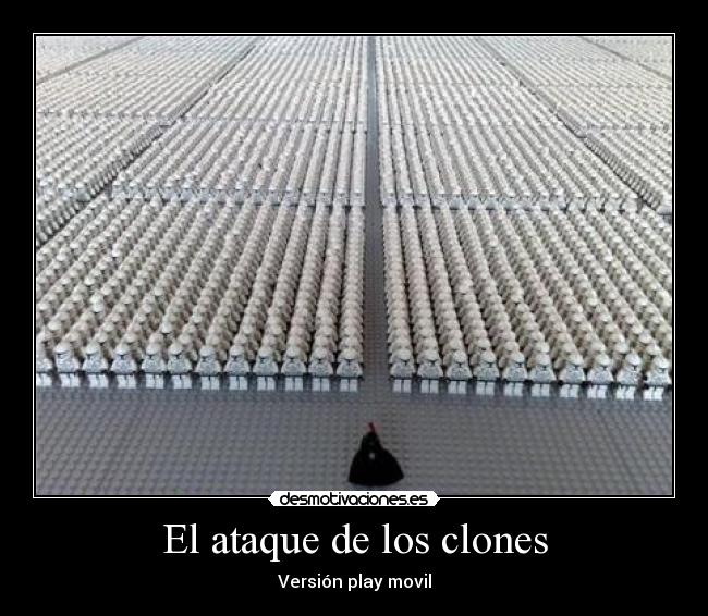 carteles ataque los clones desmotivaciones