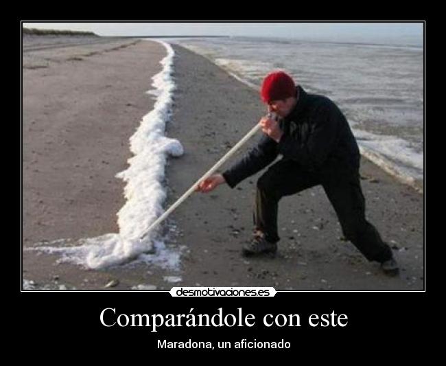 Comparándole con este -