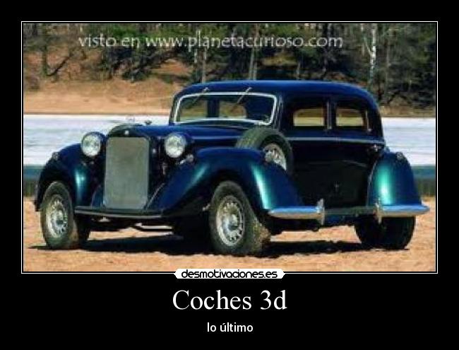Coches 3d - lo último