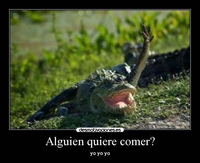 Alguien quiere comer? - 