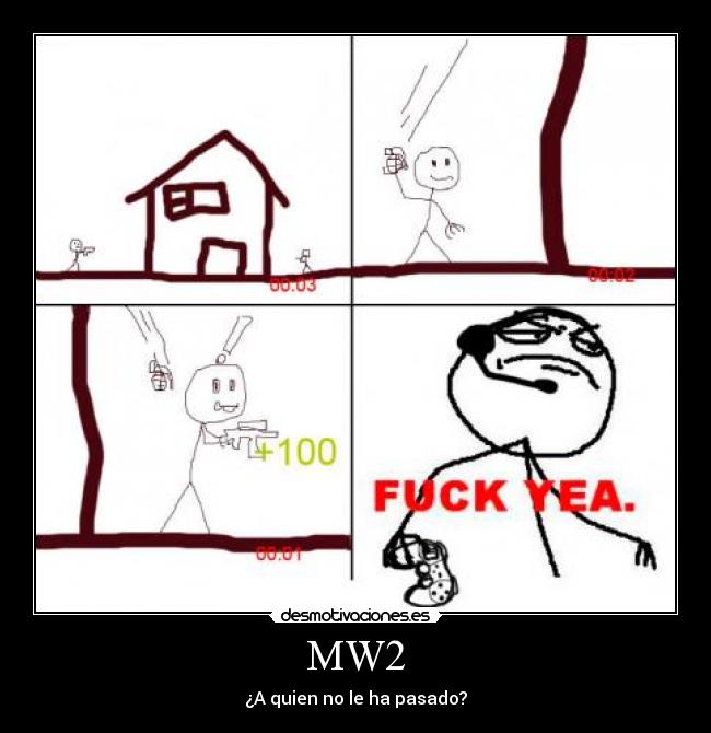 carteles mw2 desmotivaciones