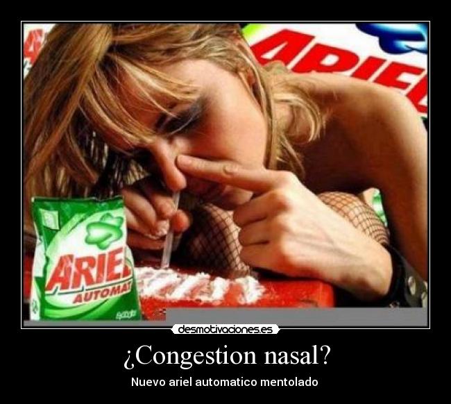 ¿Congestion nasal? - Nuevo ariel automatico mentolado 