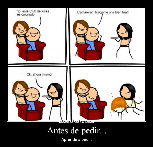 Antes de pedir... - 