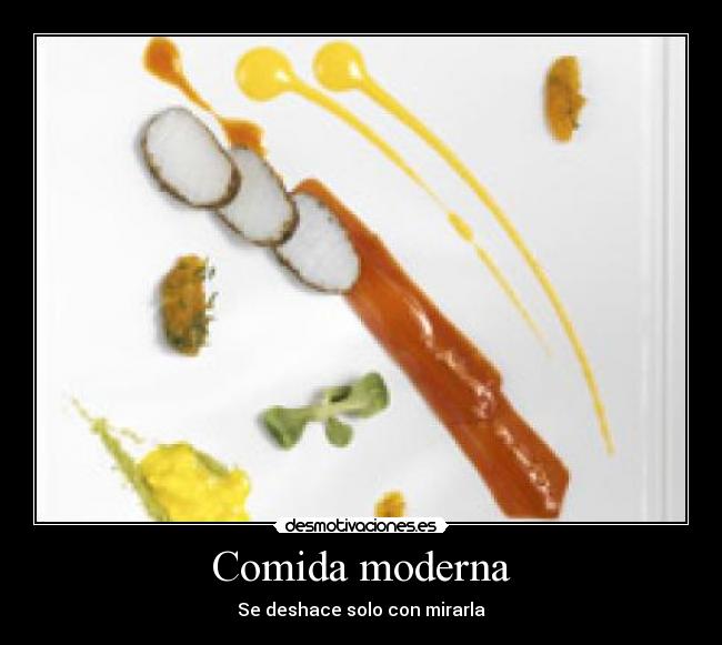 Comida moderna - 