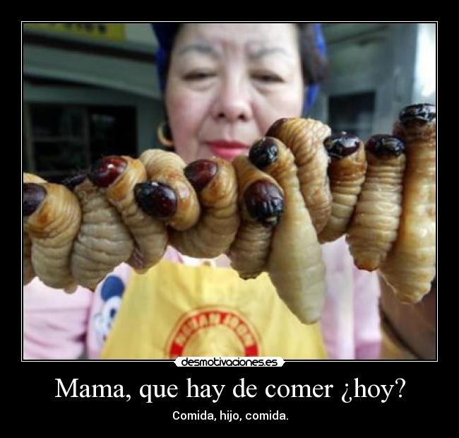 Mama, que hay de comer ¿hoy? -