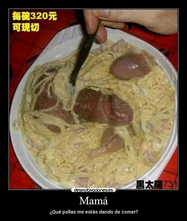 carteles comida pollas desmotivaciones