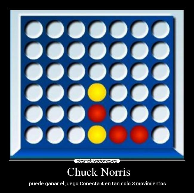 carteles conecta4 chuck norris flipytaker desmotivaciones
