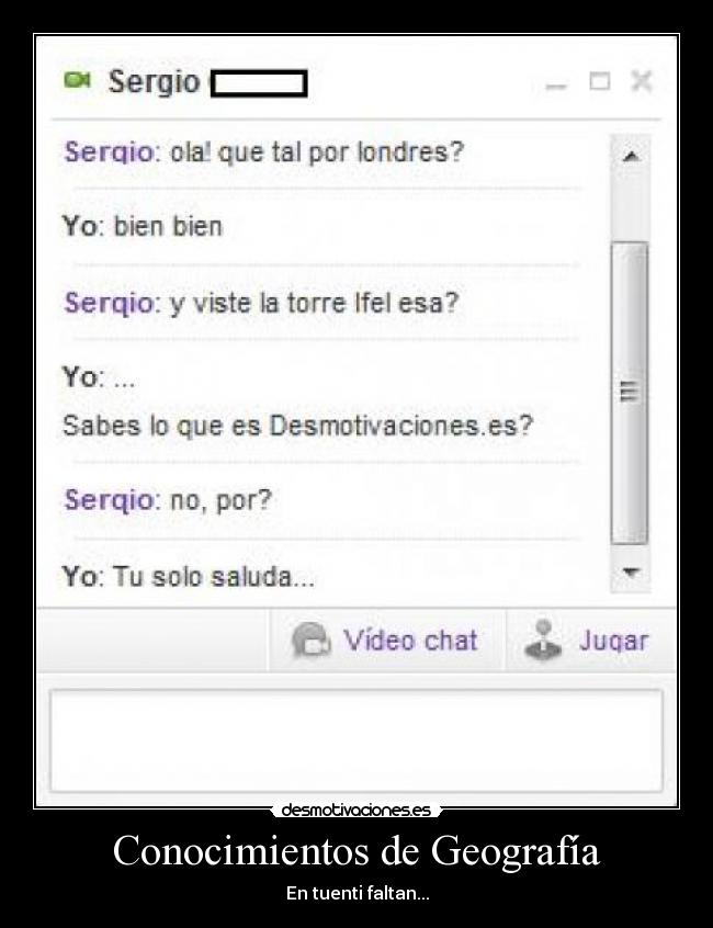 Conocimientos de Geografía - 