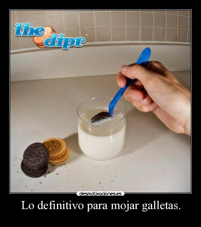 Lo definitivo para mojar galletas. -