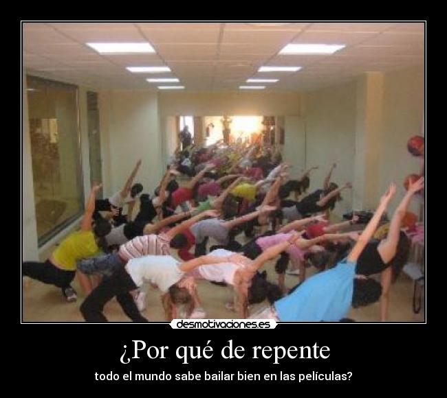 ¿Por qué de repente -