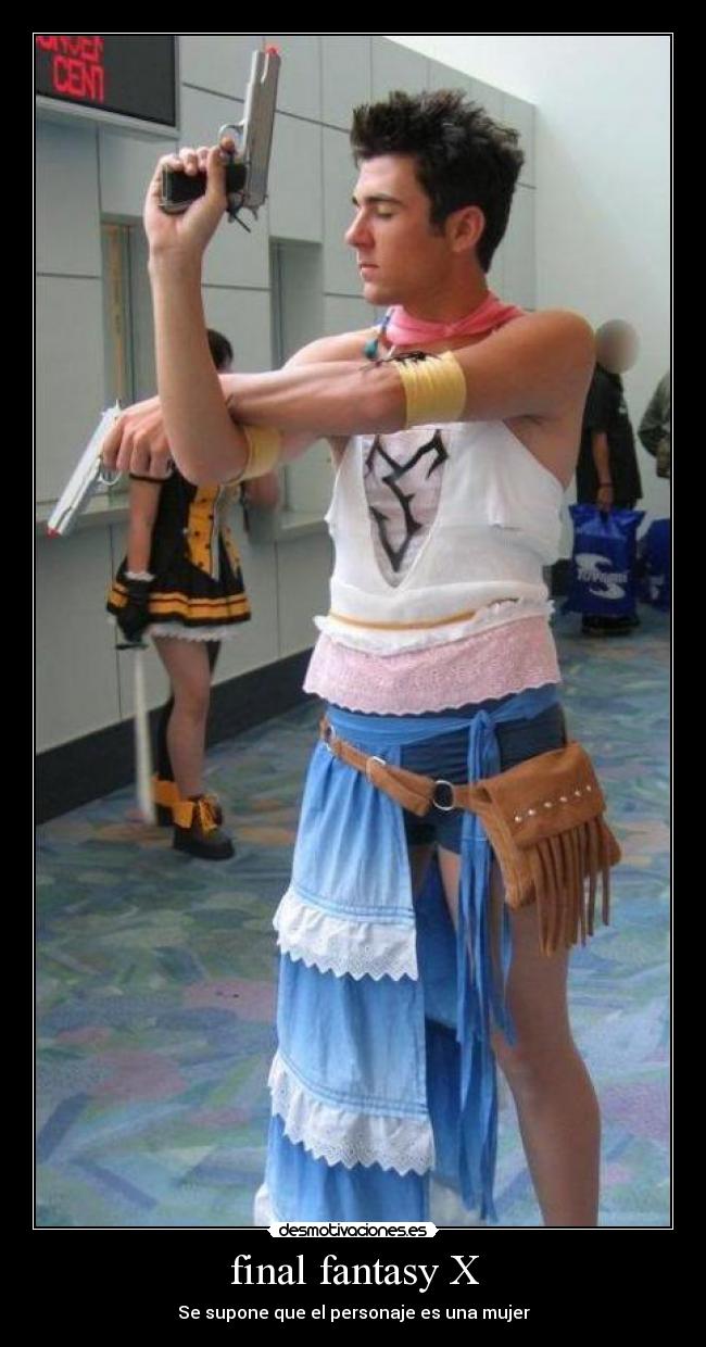 final fantasy X - Se supone que el personaje es una mujer
