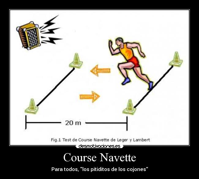 Course Navette - Para todos, los pitiditos de los cojones