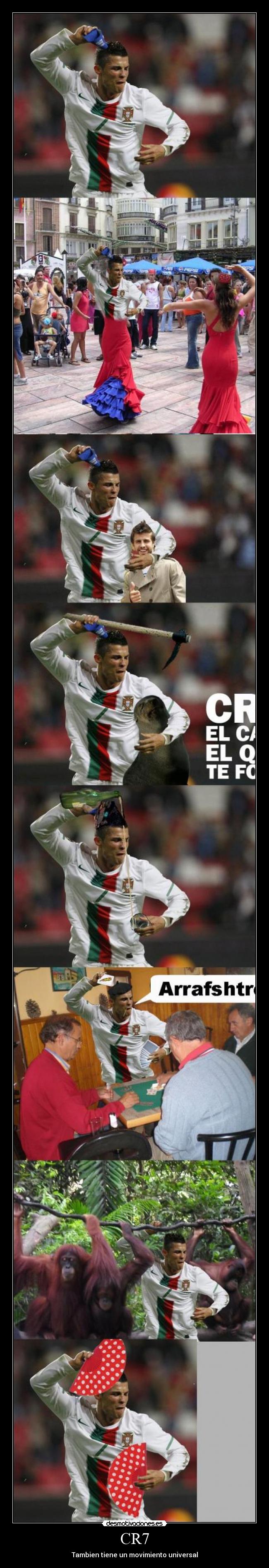 CR7 - Tambien tiene un movimiento universal