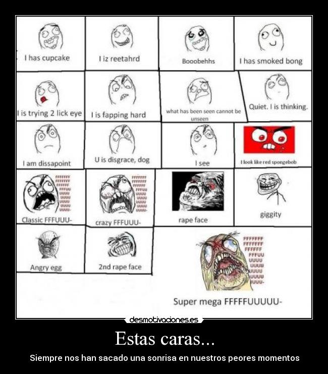 Estas caras... - 