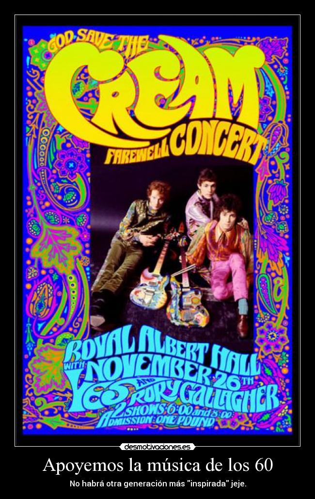 Apoyemos la música de los 60 - 