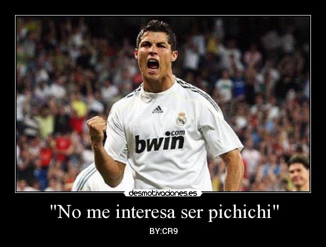 No me interesa ser pichichi - BY:CR9