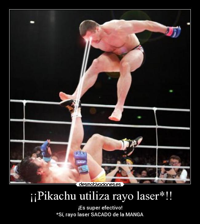 ¡¡Pikachu utiliza rayo laser*!! - 