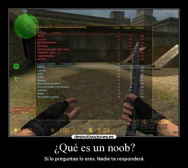 carteles n00b desmotivaciones