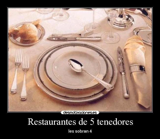 Restaurantes de 5 tenedores -