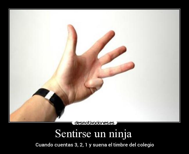 carteles ninjas desmotivaciones