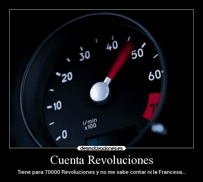 Cuenta Revoluciones - 