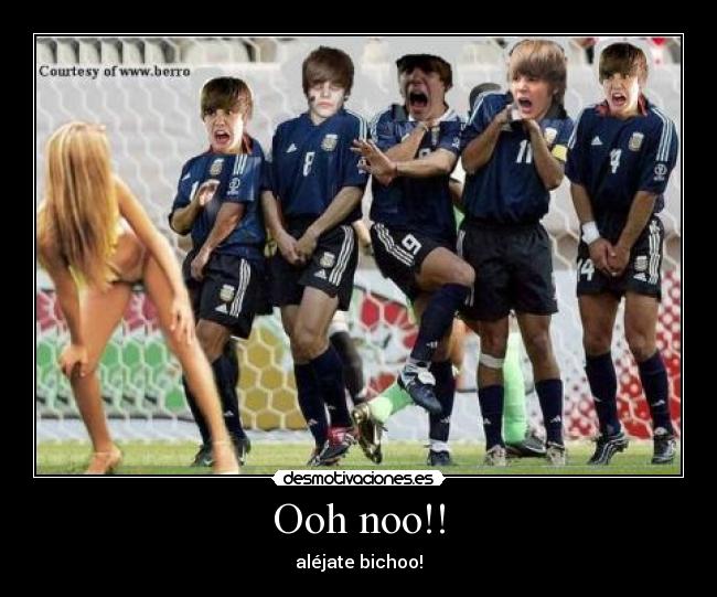 Ooh noo!! - aléjate bichoo!