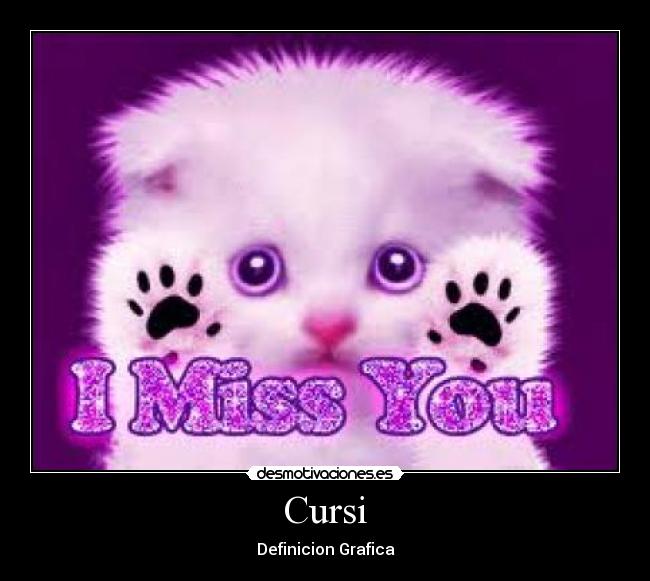 Cursi - Definicion Grafica