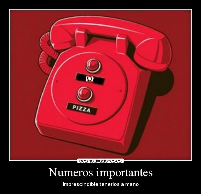 Numeros importantes -