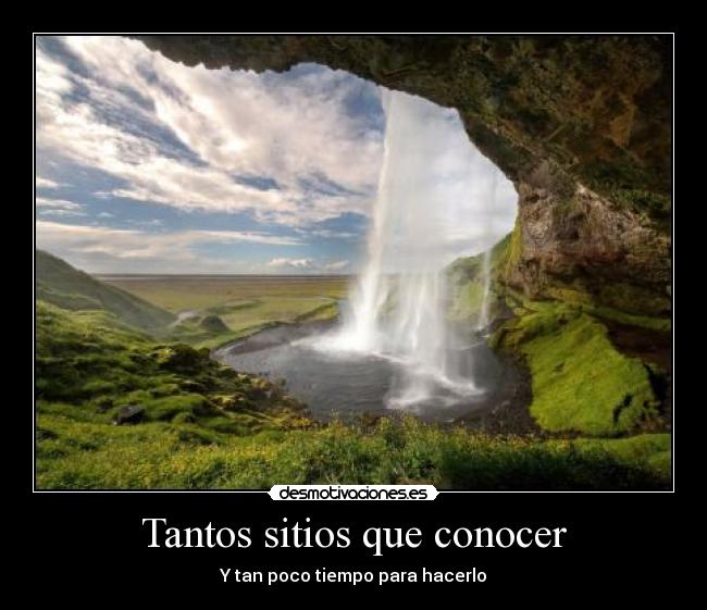 Tantos sitios que conocer - 