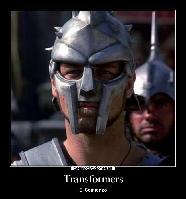 carteles transformers desmotivaciones