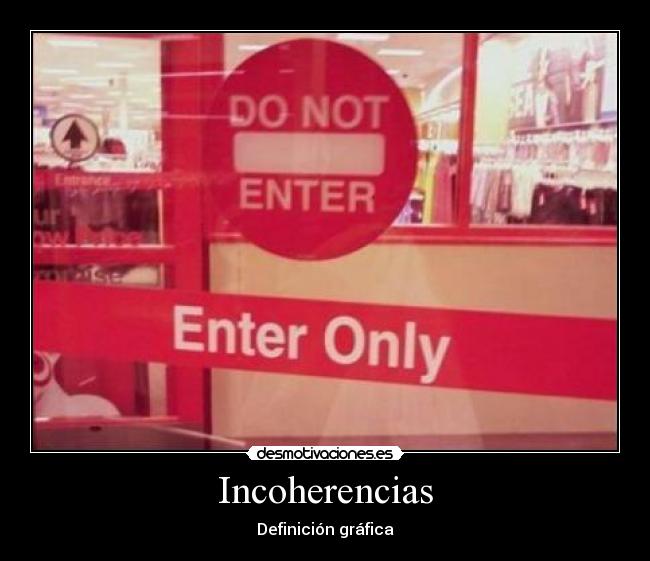 Incoherencias -