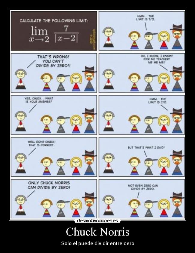 Chuck Norris - Solo el puede dividir entre cero