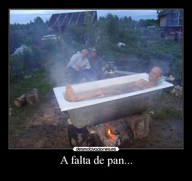 A falta de pan... - 