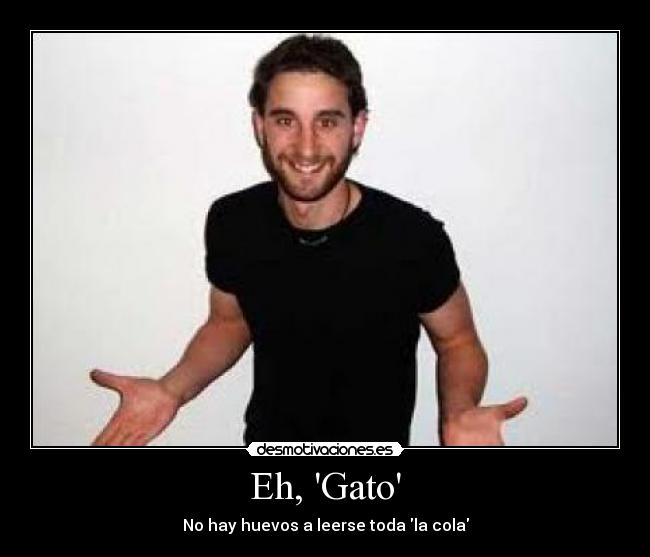 Eh, Gato - No hay huevos a leerse toda la cola